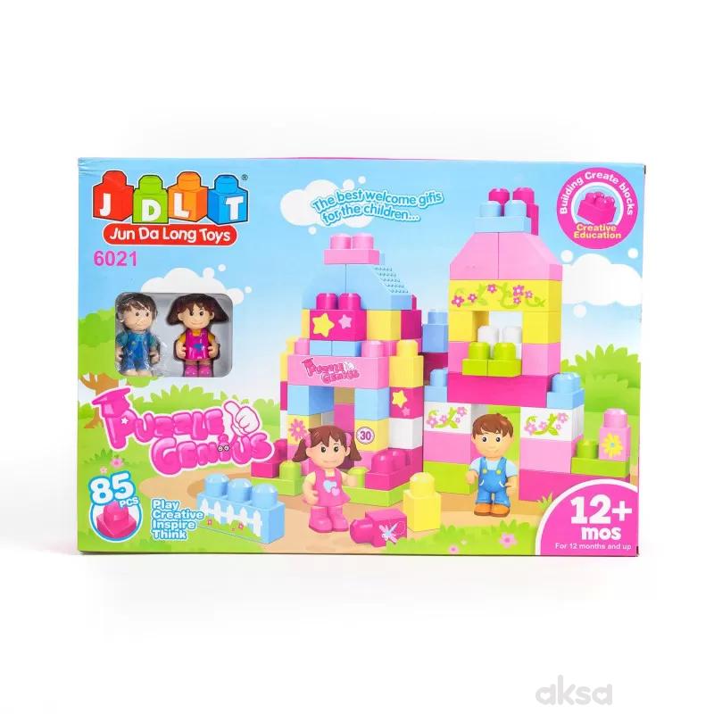 HK Mini kocke, dvorac, 85 delova