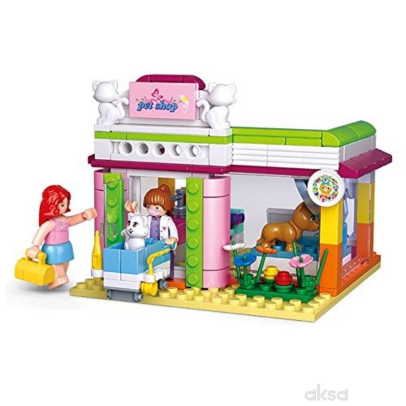 Sluban kocke, Pet shop