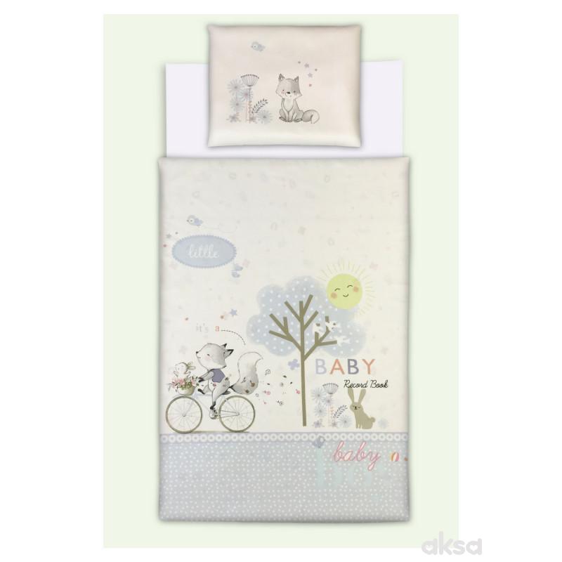 Baby Textil posteljina Happy fox 3/1,80x120