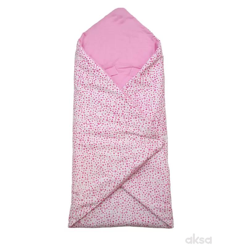 Be Eco 3u1 prekrivač,78x78CM,roze