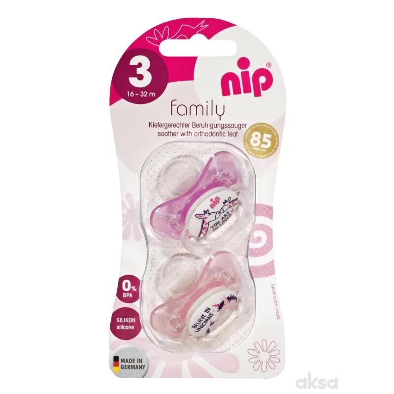 Nip Family silikonska laža 16-32 2 kom