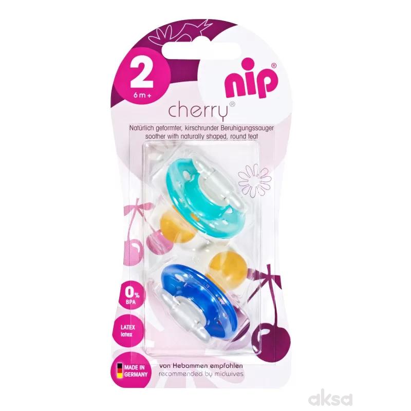 Nip laža višnjica od kaučuka 6+, plava 2 kom