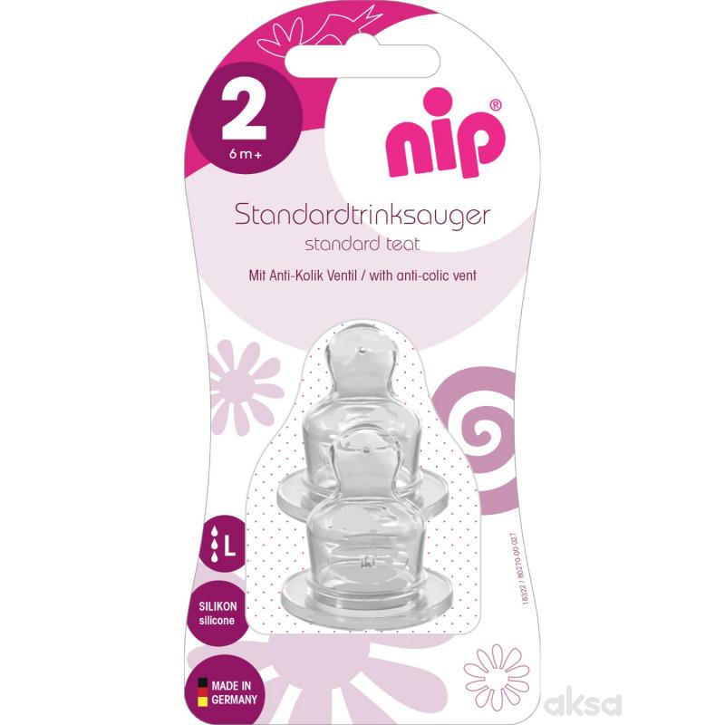 Nip cucla ventilom protiv grčeva silikon 2L 2 kom 