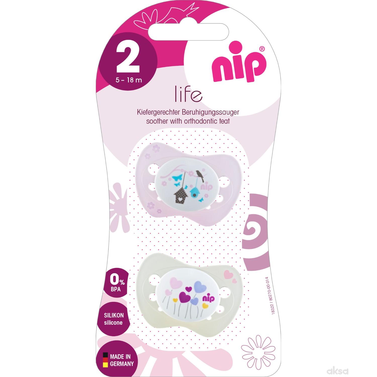 Nip laža Life,silikon 5-18m,2 kom