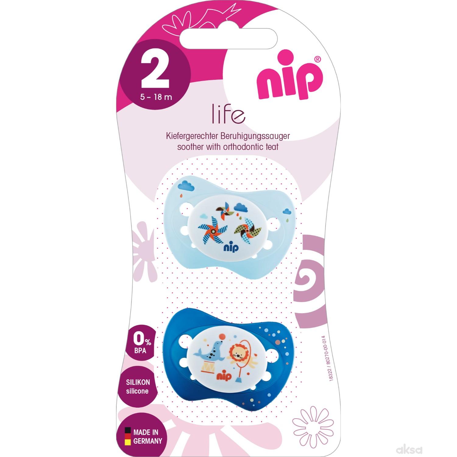Nip laža Life,silikon 5-18m,2 kom