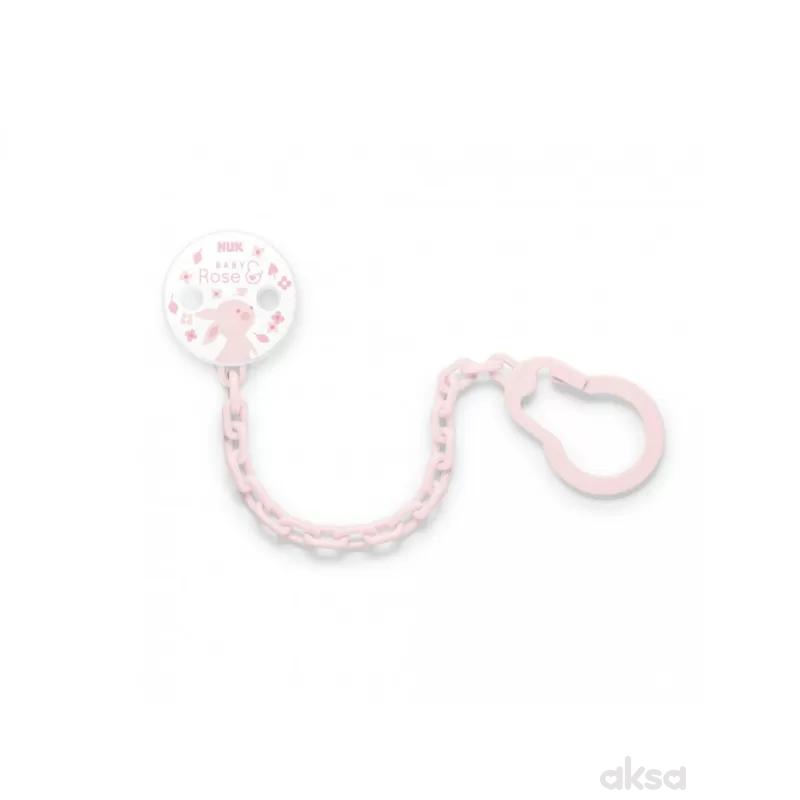 Nuk lančić za lažu Baby roze