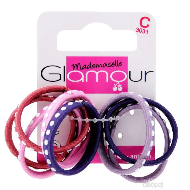 Glamour gumice za kosu 8kom