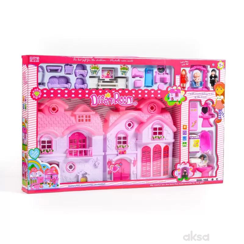 Hk mini igračka kuća za princeze 