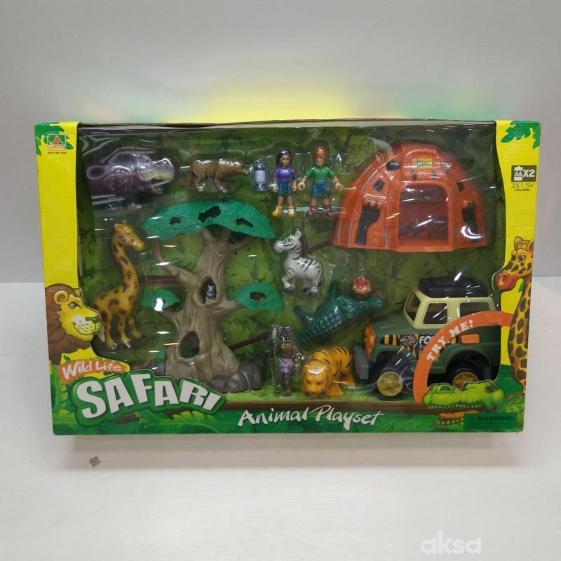 Hk mi igračka, safari set sa džipom