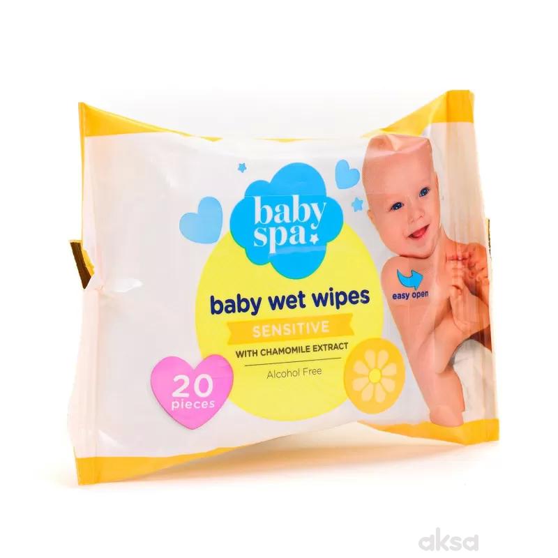 Baby spa vlažne maramice sens. sa kamilicom 20kom