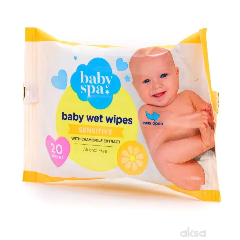 Baby spa vlažne maramice sens. sa kamilicom 20kom