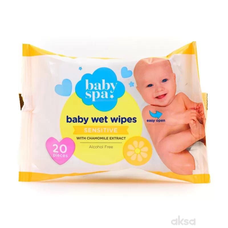 Baby spa vlažne maramice sens. sa kamilicom 20kom