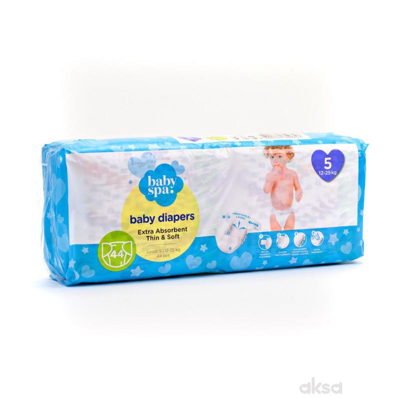 Baby spa pelene 5 junior 12-25kg 44kom