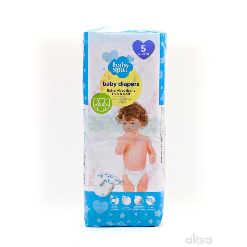 Baby spa pelene 5 junior 12-25kg 44kom 