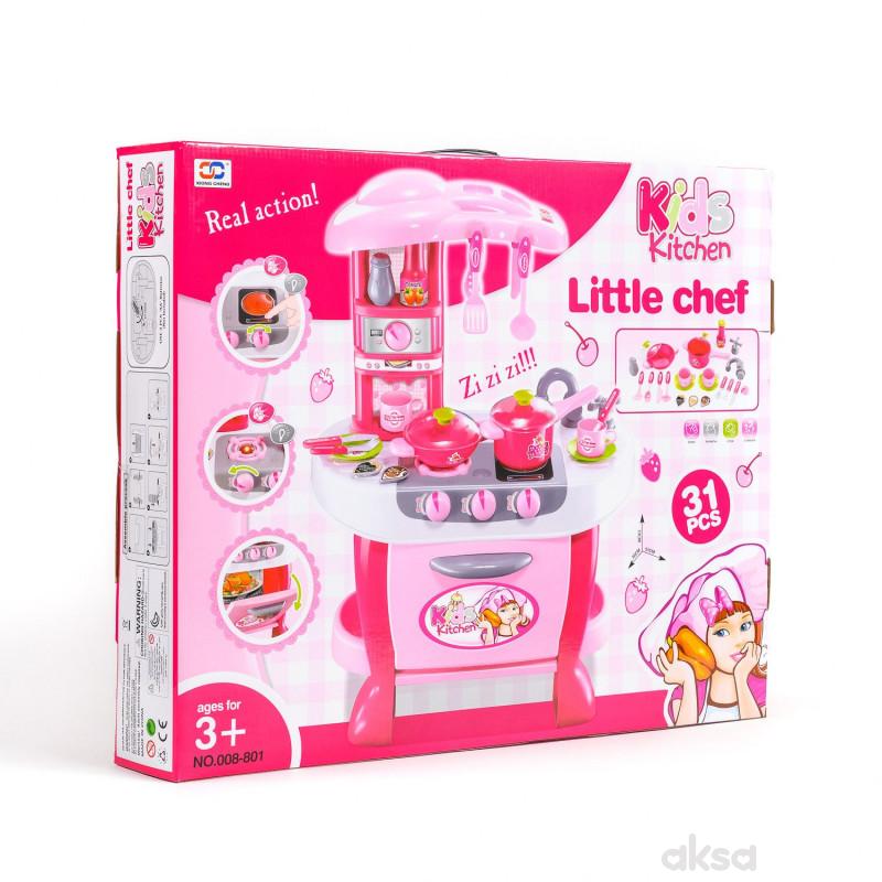 Qunsheng Toys, igračka kuhinjski set pink
