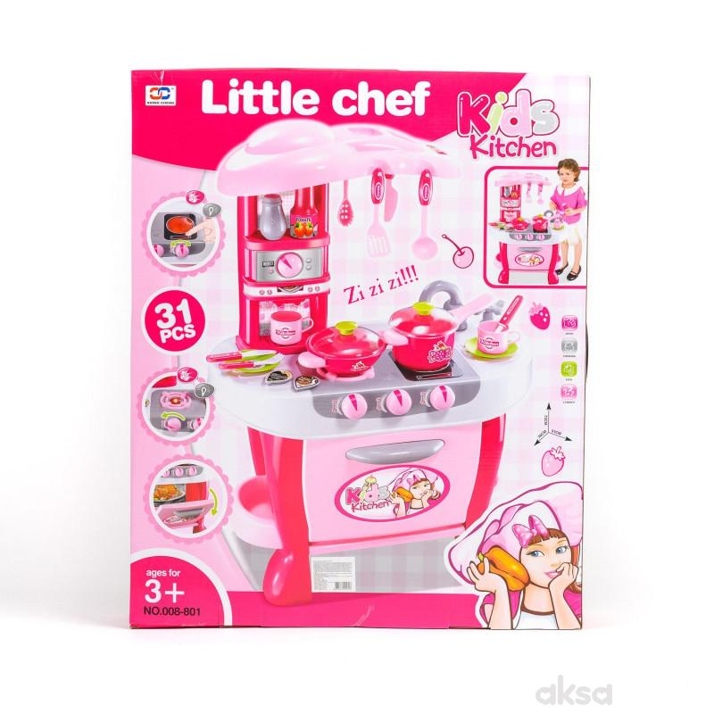 Qunsheng Toys, igračka kuhinjski set pink