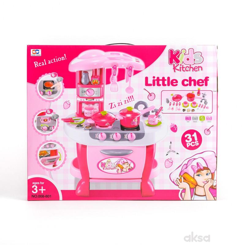 Qunsheng Toys, igračka kuhinjski set pink