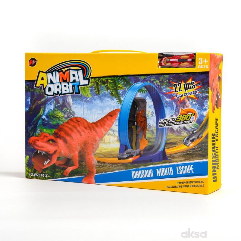 Qunsheng Toys, igračka trkačka staza dino 