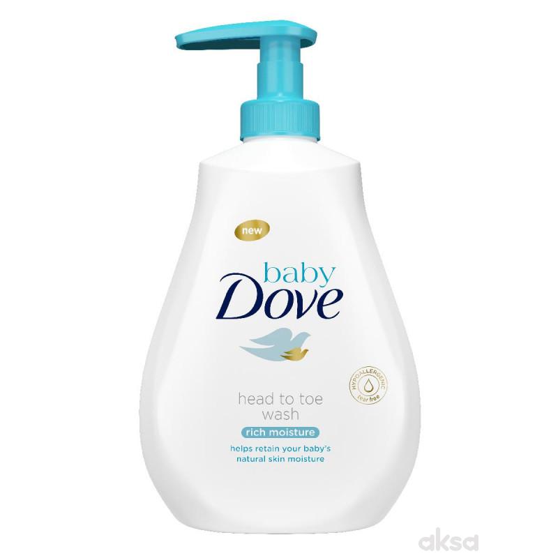 Dove baby kupka i šampon 400ml 