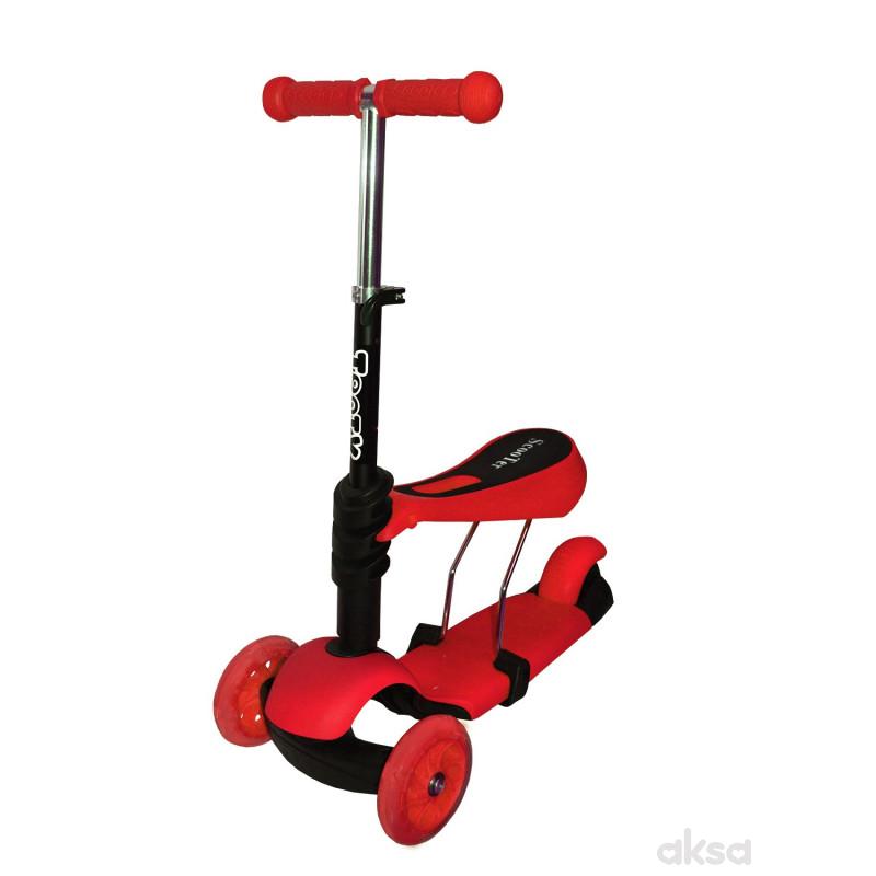 Troty trotinet 3 u 1, roze