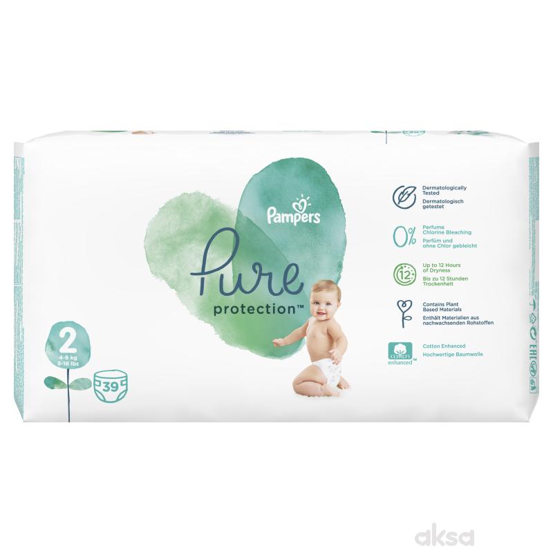 Pampers pure VP 2 mini 4-8 kg 39kom 