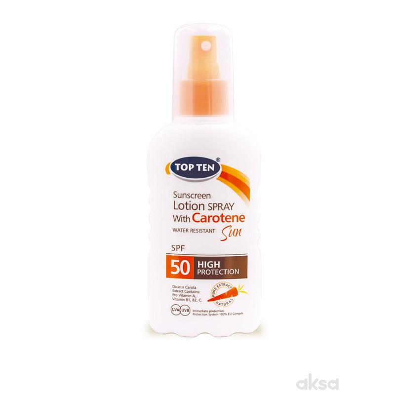 Top ten sun losion sa karotenom SPF50 200ml 