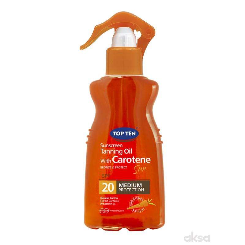 Top ten ulje sa karotenom u spreju SPF20 180ml