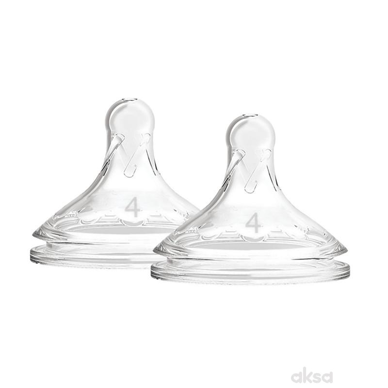 Silikonska Cucla Option+ wide neck flaš vel 4 2kom
