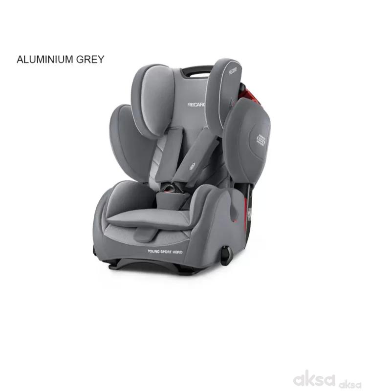 Recaro a-s 1/2/3(9-36kg) YoungSportHero, alum grey 