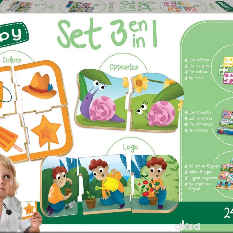 Educa bebi slagalica set 3 u 1 