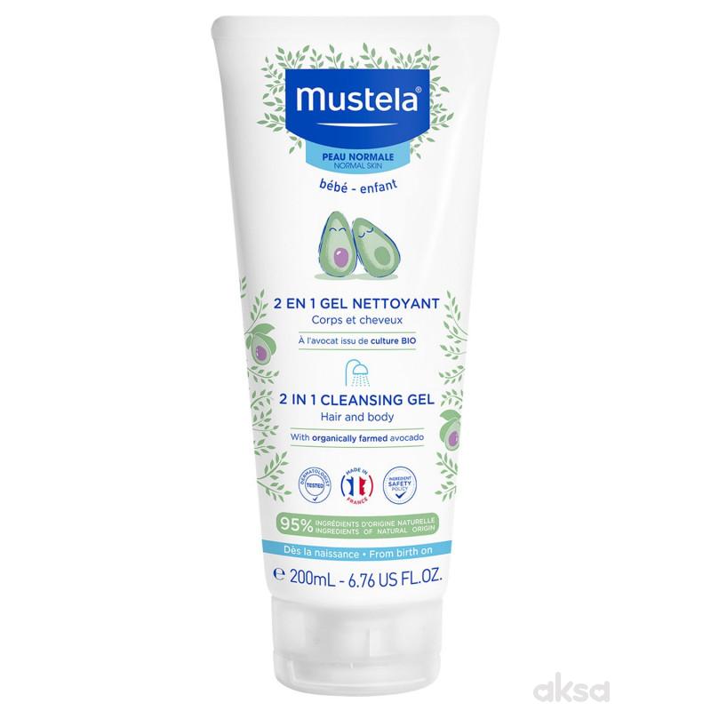 Musltela 2u1 šampon za pranje kose i tela 200ml