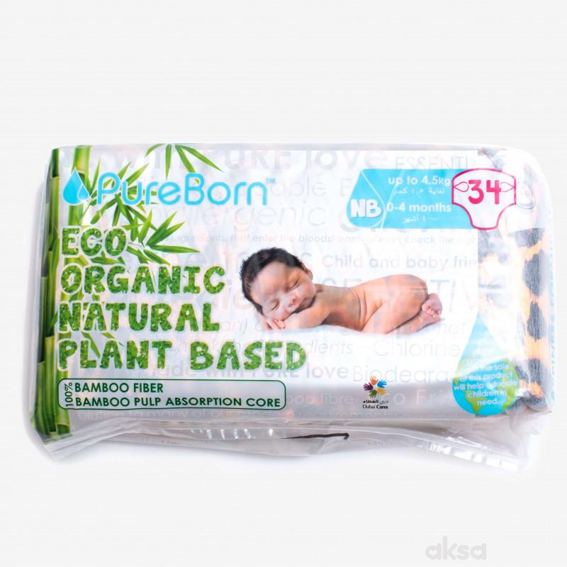 Pure Born pelene 1 Newborn Single pack 0-4,5kg 34k 