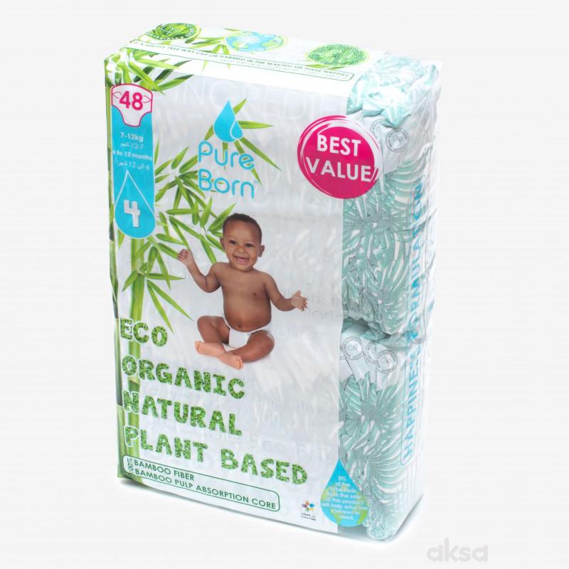 Pure Born pelene 4 Jumbo 7-12kg 48kom