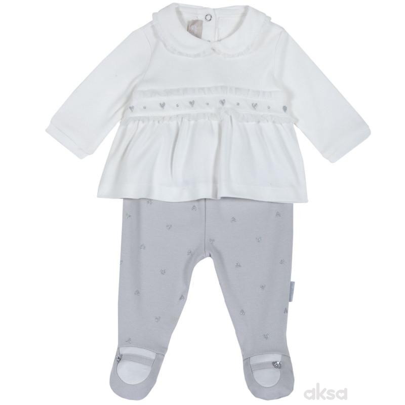 Chicco komplet(majica d.r. i donji deo),devojčice