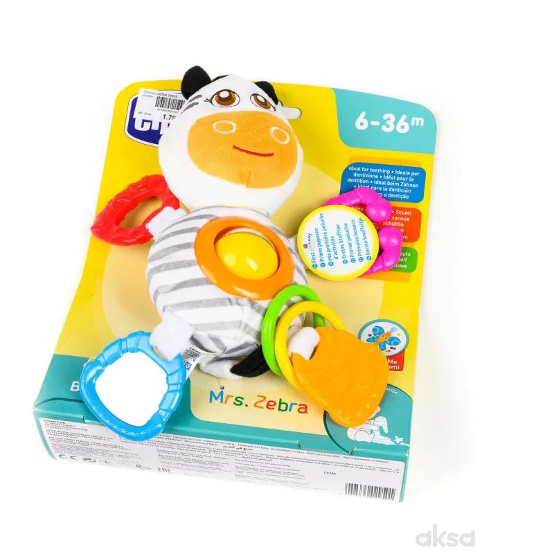 Chicco zvečka Zebra