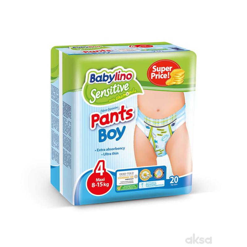Babylino pants pelene maxi 4 8-15kg 18 kom,dečaci