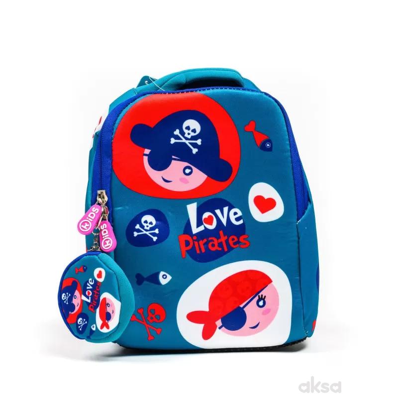Kids Licensing, predškolski ranac, 25cm, Pirati