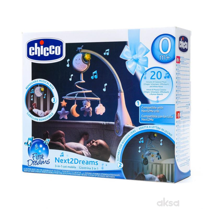 Chicco Next2Dreams vrteska plava 