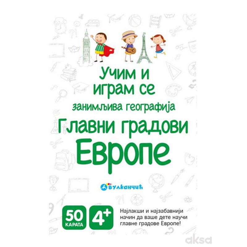 Vulkancic Karte-Zanimljiva Geogr: Glavni Gr.Evrope