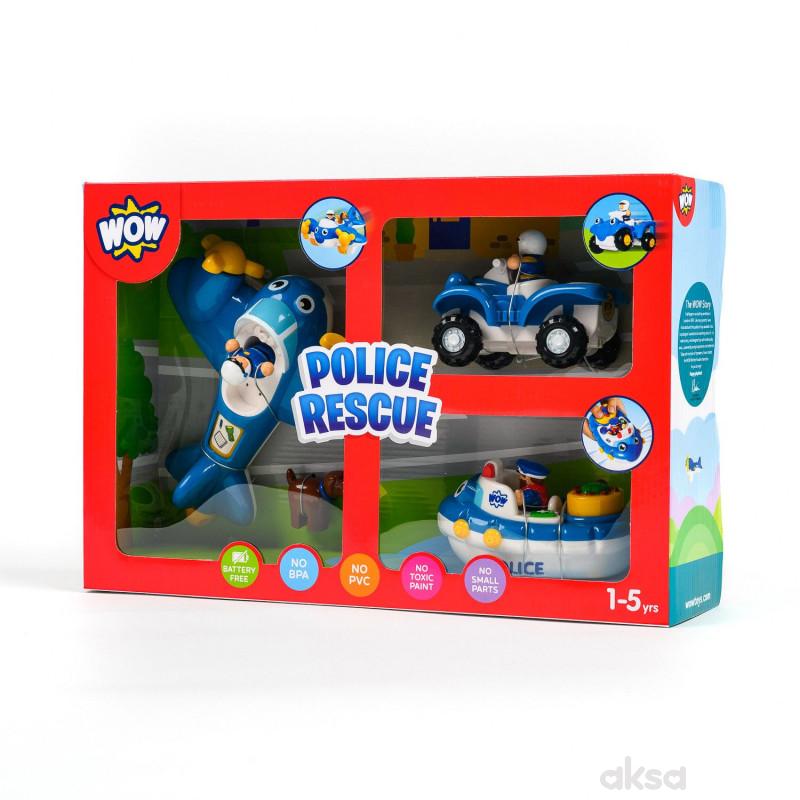 Wow igračka set 3u1 policija
