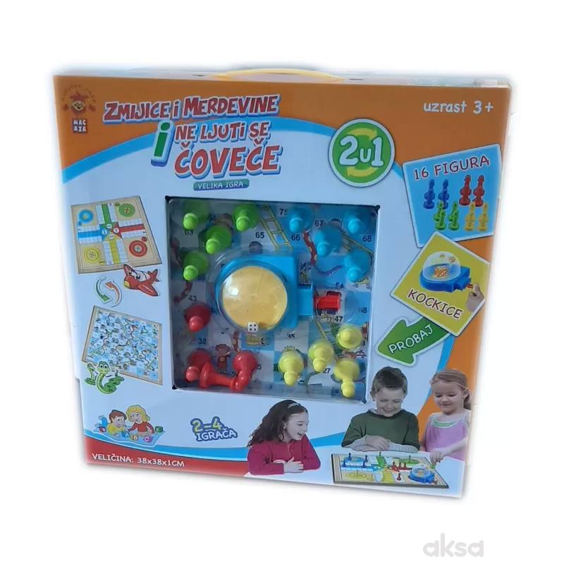 Društvena Igra Sr 2U1 Zmijice/Merdev&Ludo