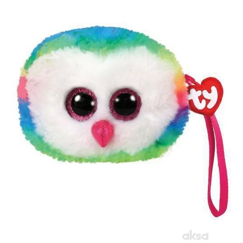 Ty Plisana Tasna Sova Owl 10.2X12.7X1cm