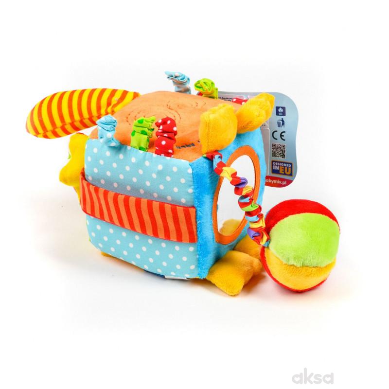 Baby Mix plišana kocka maca