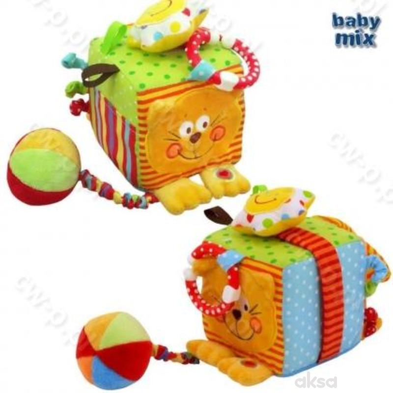 Baby Mix plišana kocka maca