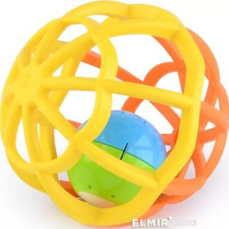 Baby Mix zvečka Lopta narandžasta 