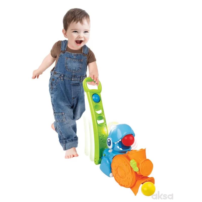 Win Fun guralica dinosaurus sa lopticama