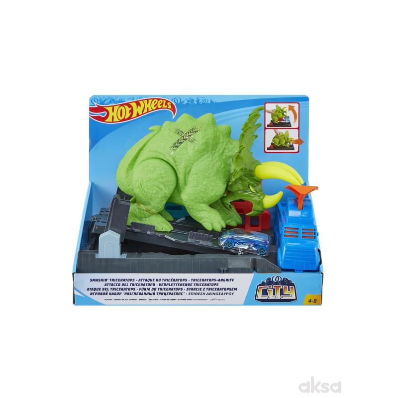 Hot Wheels Set Triceratops