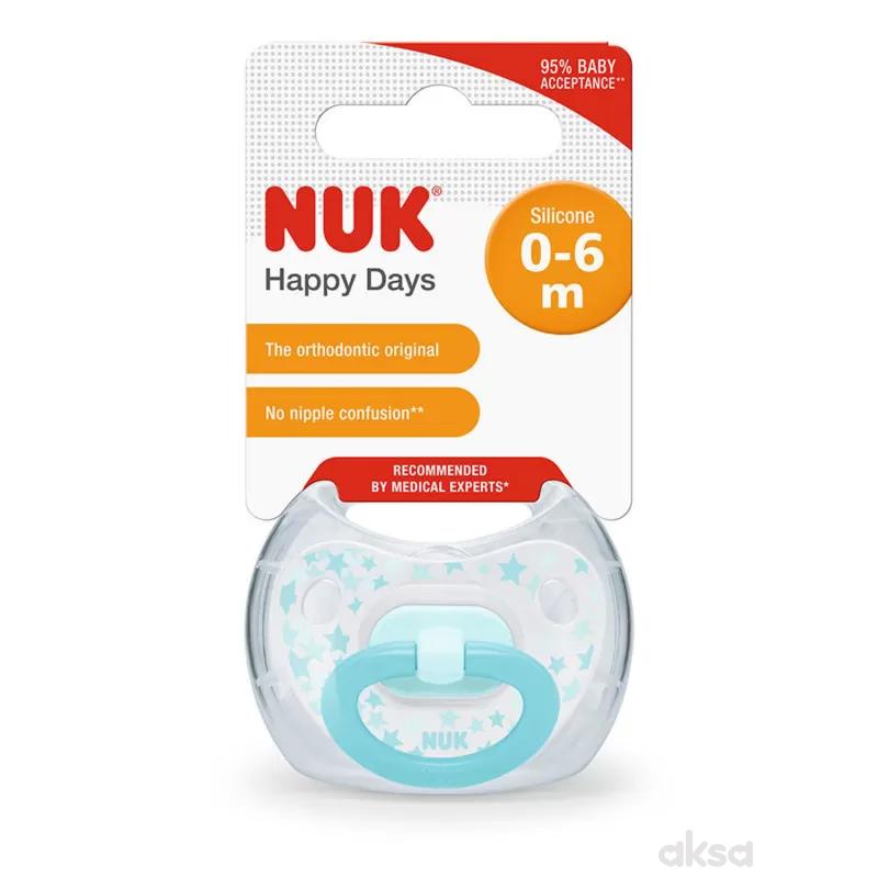 Nuk laža silikon happy kids vel1