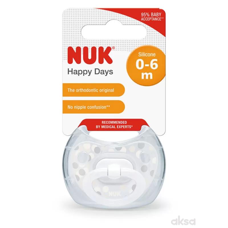 Nuk laža silikon happy kids vel1 