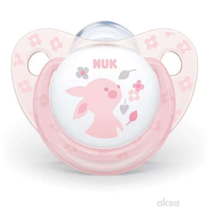Nuk laža silikon roze vel1